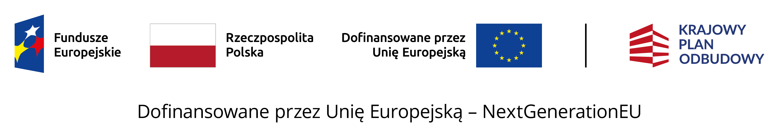 Baner z logotypami