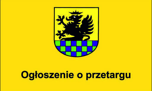 Herb z zapisem ogłoszenie o przetargu